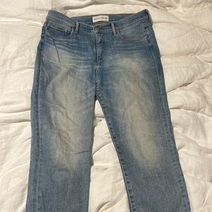 Aritzia denim forum the nico mid rise skinny crop